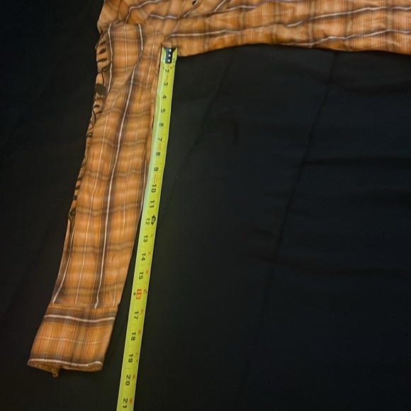 Roper Orange Plaid Western Shirt - Picture 14 of 15